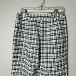 SheIn  Frenchy Plaid Print Black and White Cropped Pants Photo 4