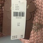 Anthropologie  Forever That Girl Pink Sequined V Neck Blouse NEW Photo 5