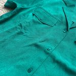 Athleta  Green Echo Top Button Down Photo 1