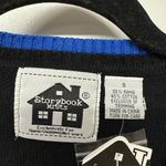 Storybook Knits Vintage Black It's A Small World After All Cardigan Zip Small Photo 6