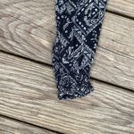 H&M  Divided Black & White Print Jogger Lounge Pants 100% Viscose Size US8 Photo 3