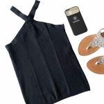 Wayne Rogers Vintage 90’s:  ❤︎ Strappy Ribbed Silk Top ❤︎ Cross Front Halter Neck Photo 9