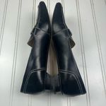 Saks 5th Avenue Saks Fifth Avenue Womenโs Black Leather Slip-On Loafers Size 5.5 Photo 5