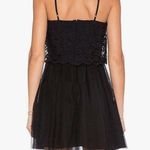 BCBGeneration Women's Halter Tulle Lace Dress Black Size 2 Photo 1