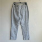 Rebecca Taylor  Straight Leg High Waist Grey Pants Size 4 Photo 5