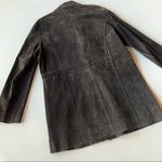 Chico's Chico’s Leather Suede Shirt Jacket Photo 5