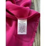 Worthington  XS Fuchsia Pink Womans Dress Tie Back Blouse Top Photo 8