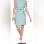 Tommy Hilfiger 🌴 CHECKED BUTTON DOWN SLEEVELESS TIE FRONT SHIRT DRESS NWT Photo 3