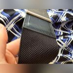 East 5th Street Black White Blue 3D Squares Dress SZ 16 pleated top and bottom Photo 10