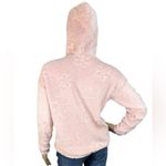 PLANET HEART Cozy Embossed Plush Hoodie Pink Size undefined Photo 1