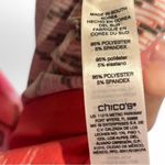 Chico's Size 2 Large Sleeveless Swing Dress Abstract Geometric Print Stretchy Photo 5