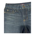 NYDJ lift tuck crop wide leg blue jeans with 1.5" hem size 2-4 28" waist Photo 5