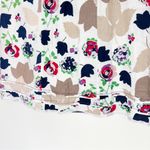 Boden USA Boden Floral Linen A Line Minj Skirt Size 10 Long Photo 2