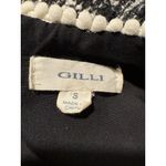 GILLI Plaid Tweed Shift Dress Classic Quiet Luxury Black and White Size Small Photo 5