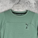 Puma  Shirt Womens Green Long Sleeve Performance Top‎ Athleisure Small SAMPLE Photo 3