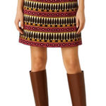 Milly NWT  Silk Skirt with Etched Large Artisan Buttons Size 12 Photo 0