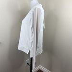 Lululemon  Run Warm Up Crew Long Sleeve 1/2 Zip Back White Dune Women’s Sz 10 Photo 7