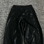 Garage  leather high rise straight leg pants size small Photo 3