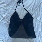 Glassons  Mesh Split Front Halter Top Photo 2