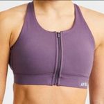 AYBL  Purple Zip Up Sports Bra Womens M Athleisure Sportswear Photo 0