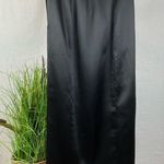 Paul Alexander 100% Silk Vintage Long Maxi Evening Skirt 6 Black Photo 0