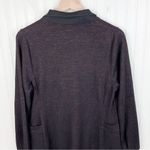 CAbi Cuddle Dress Black Burgundy Red Pockets Quarter Zip Style #4215 Size Medium Photo 5