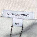 We Wore What  Solid Cropped Sweatshirt in‎ Off White Photo 4