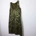 J.Crew  green sequin iridescent dress size 00 Photo 4