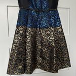 Belle Badgley Mischka Metallic Sleeveless Dress Photo 1