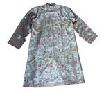 None Vintage smoke-green long Kashmiri jacket embroidered size M Photo 5