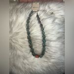 Free People NWT  Beaded Stone Necklace - Chrysacolla With Labrador $68 MSRP Photo 9