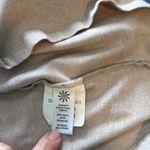 Athleta  Oatmeal Heather Jersey Knit V-neck Top, M Photo 4