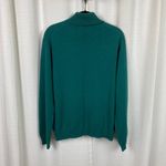 Kinross Cashmere Teal Green Turtleneck Long Sleeve Cashmere Sweater Sz.XL Photo 5