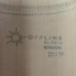 American Eagle Offline By Aerie Cream Sleeveless Scoop Neck Midi Tank Dress XS Photo 3