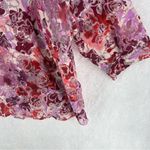 Elementz  Woman Sheer‎ Burnout Floral Lace Button Front Collared Shirt 3X Photo 10