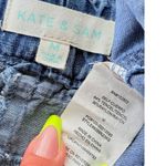 Kate & Sam Denim Chambray Shorts Casual Summer Drawstring Waist Blue Size M Size M Photo 1