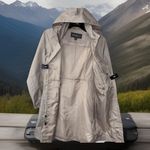 Eddie Bauer Y2K  Hooded‎ Weatheredge Trench Coat Rain Jacket Women's S Photo 5