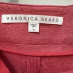 Veronica Beard  NOEL Pleated Woven Viscose Trousers Size 8 Pants Melon Photo 3