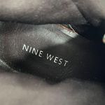 Nine West Size 11 Tulia Leather Wedge Bootie Ankle Boots Shoes Buckle Detail Photo 4