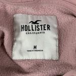 Hollister Medium Pullover Hoodie Dusty Light Pink Drawstring Pocket Front Pocket Photo 5