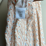 Hunter Bell Hunter‎ Bell Dress Palmer Floral Tulip Puff Sleeve White Orange Maxi Dress Sz M Photo 9