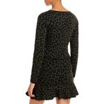 AQUA Womens Animal Print Jacquard Pullover Top Size Small Photo 1