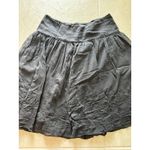 EXPRESS Skirt Womens 10 Black Embellished Y2K Preppy Knee Length Dainty Romantic Photo 2
