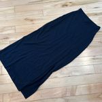 Athleta  Black elastic waist high slit high waist maxi tencel skirt Photo 4