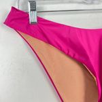 J.Crew NWT  Curved-Waist Cheeky Bikini Bottom Pink Size Medium M NEW Photo 1