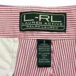 Ralph Lauren LRL Lauren  Active Seersucker Bermuda Shorts Stripes Sz 8 Golf Photo 1