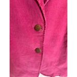 Bill Blass 90s  Vintage Cranberry Corduroy 2 Button Blazer size medium Y2K Photo 3