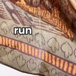 Anne Klein Vintage Silk Scarf With Medieval Tapestry Design Photo 6