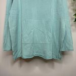 Barefoot Dreams NWT  Sunbleached 100% Cotton Bonfire Hoodie Seagreen 2X Photo 5
