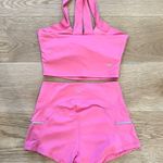 Muses Only One Halter Crop Top And Matching Bike Shorts Pink Size XS Photo 2